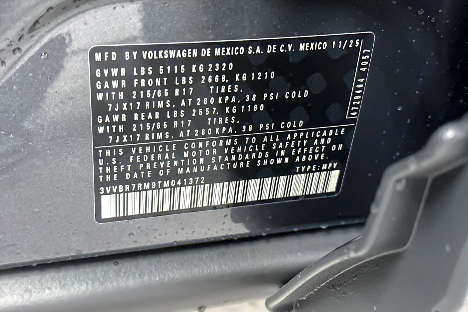 New 2026 Volkswagen Tiguan S image 26