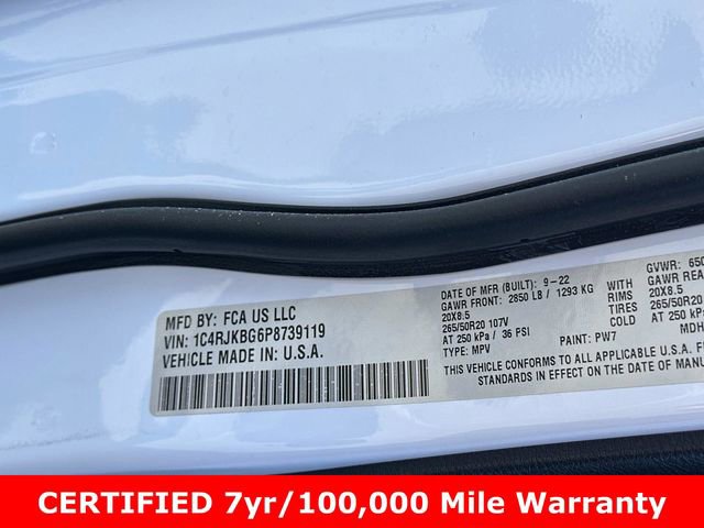 Certified 2023 Jeep Grand Cherokee L Limited w/ Luxury Tech Group II image 32