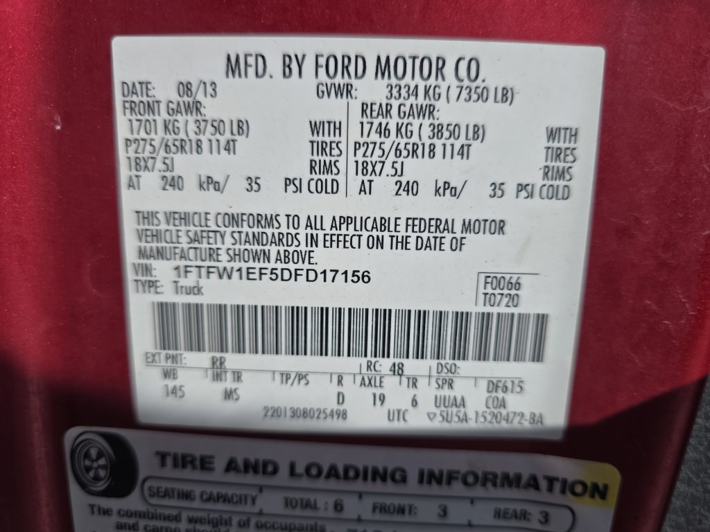 Used 2013 Ford F150 XLT w/ Luxury Equipment Group AWD/4WD image 34