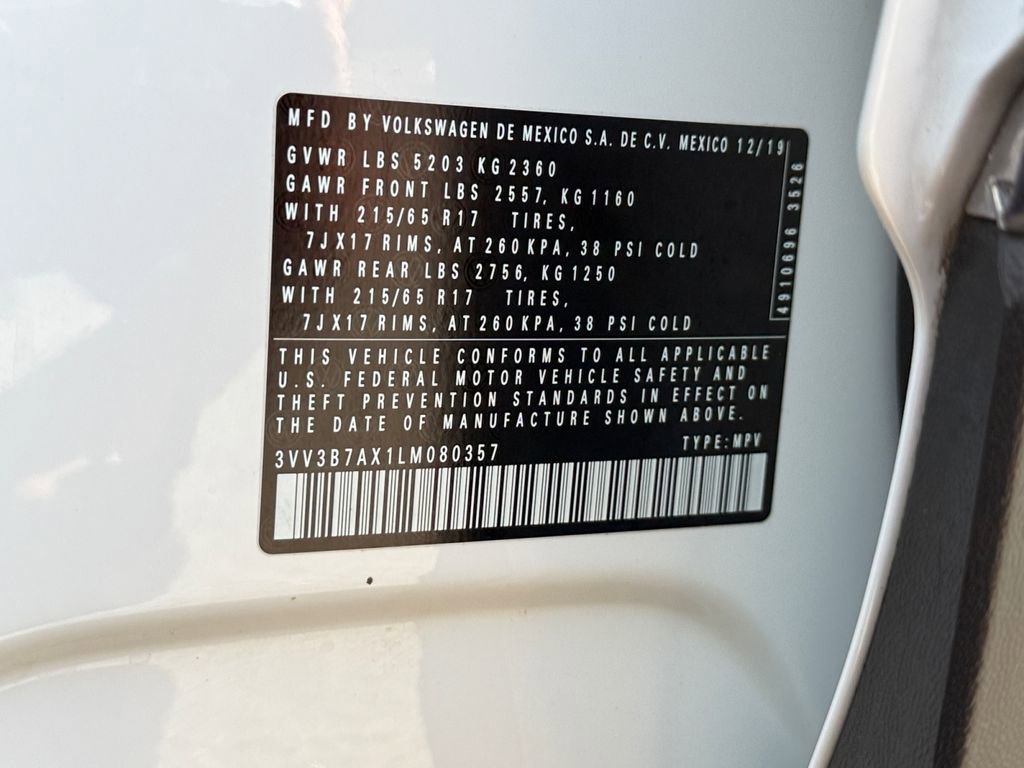 Used 2020 Volkswagen Tiguan SE image 31