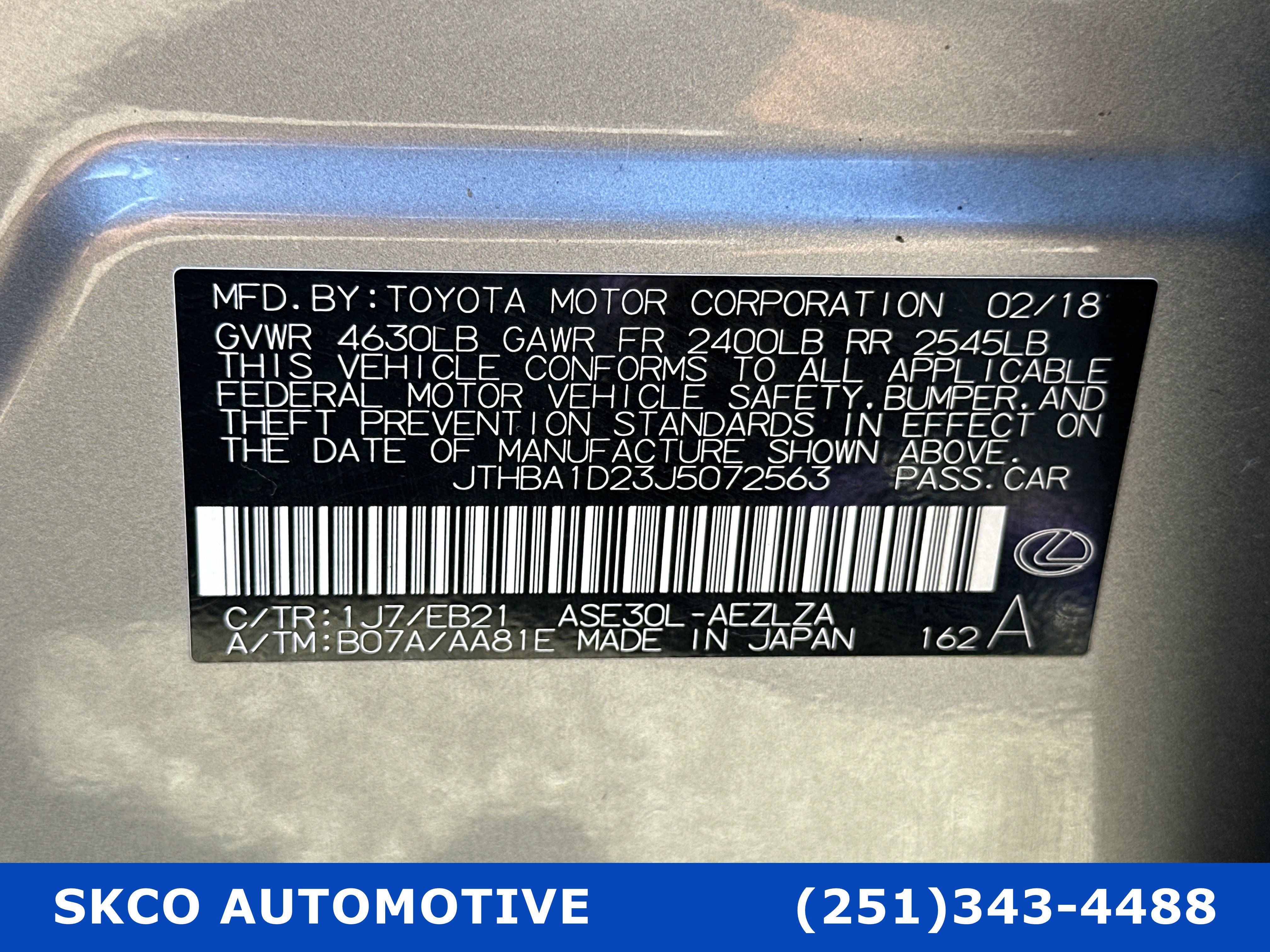 Used 2018 Lexus IS 300 w/ Accessory Package 2 RWD image 28