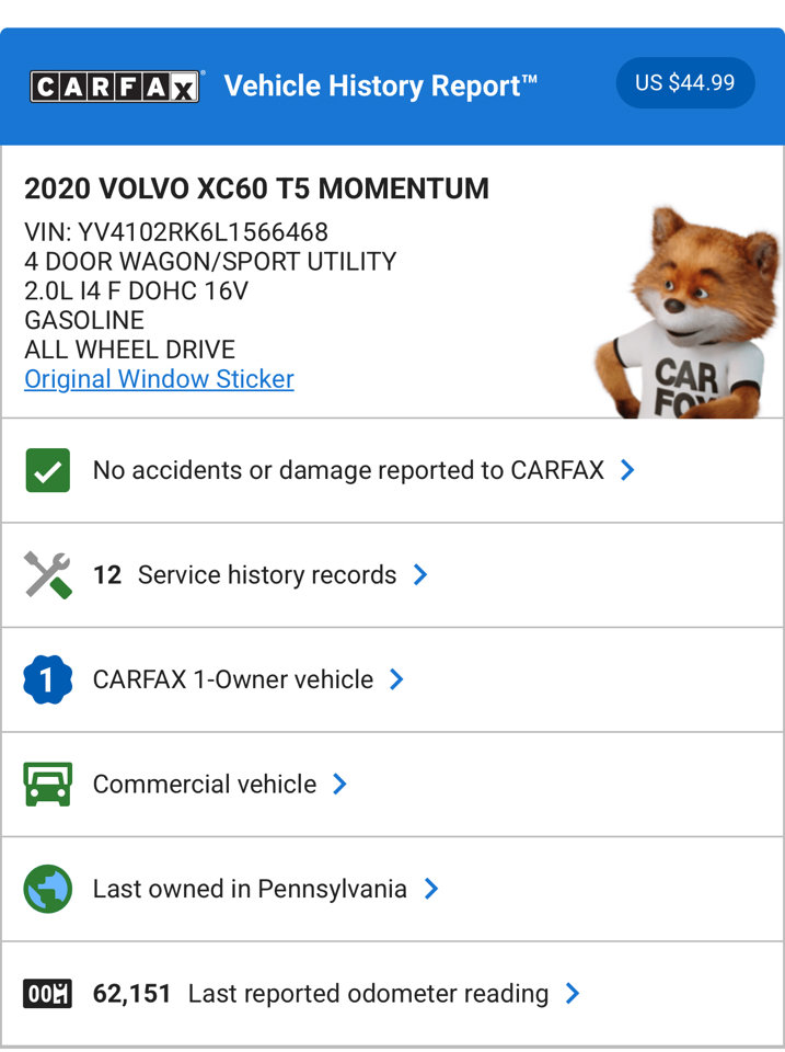 Used 2020 Volvo XC60 T5 Momentum image 39