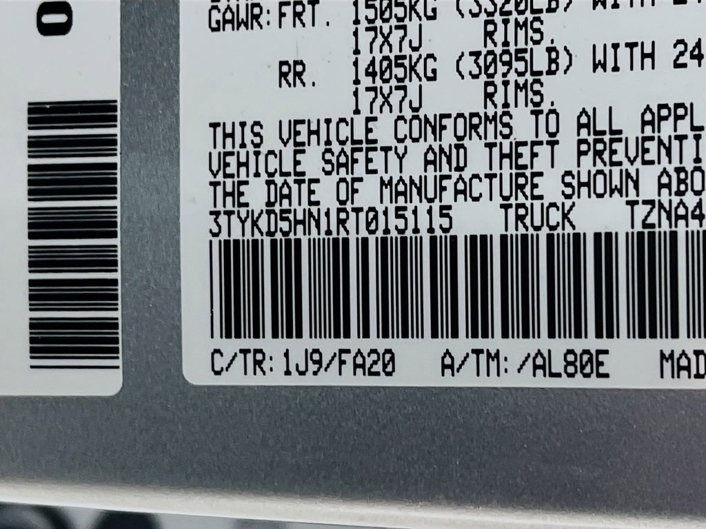 Certified 2024 Toyota Tacoma SR image 27