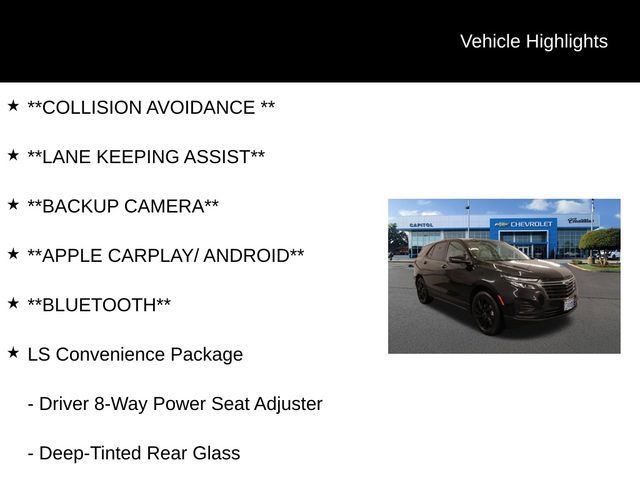 Used 2023 Chevrolet Equinox LS w/ LS Convenience Package image 2