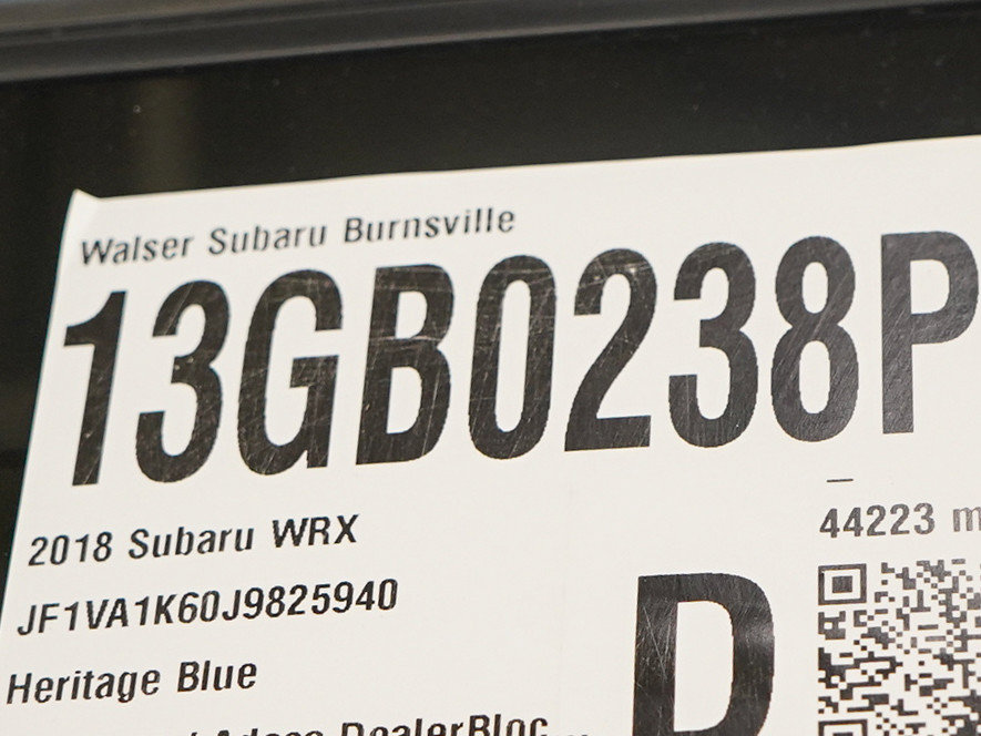 Used 2018 Subaru WRX Limited w/ 50th Anniversary Edition AWD/4WD image 30