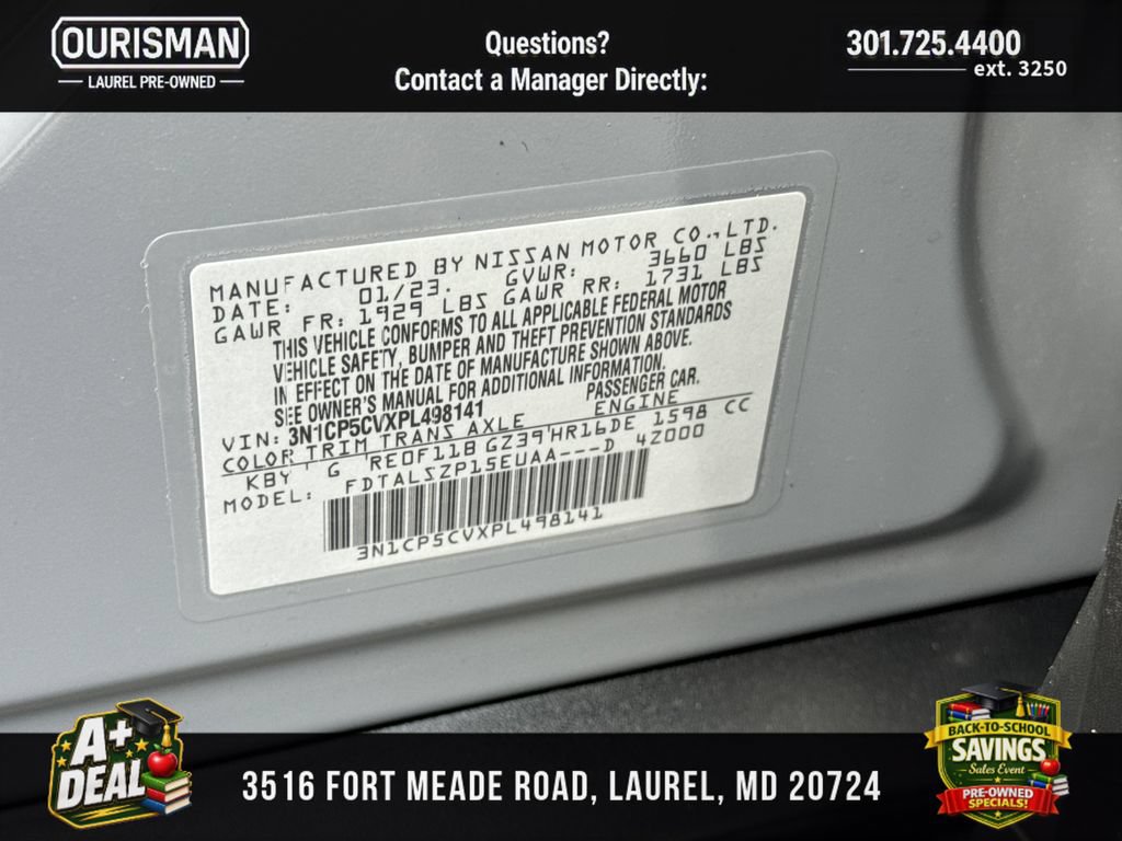 Used 2023 Nissan Kicks SV FWD image 28