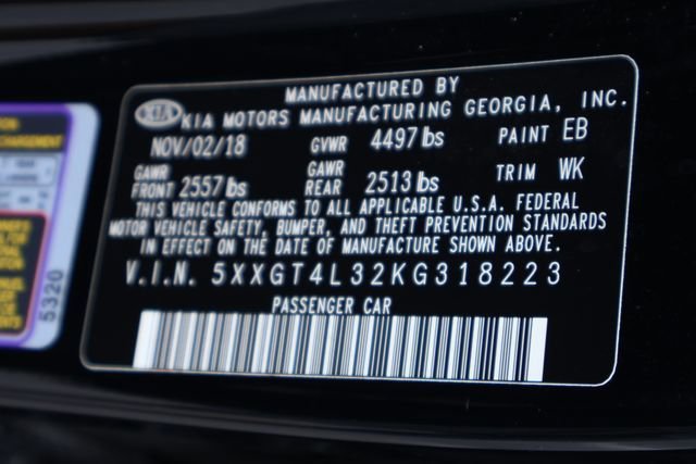 Used 2019 Kia Optima S w/ S Panoramic Sunroof Package image 30