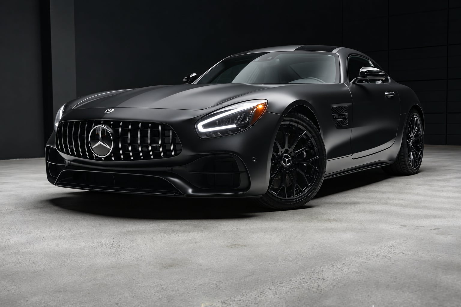 Used 2021 Mercedes-Benz AMG GT Coupe w/ GT Stealth Edition image 2