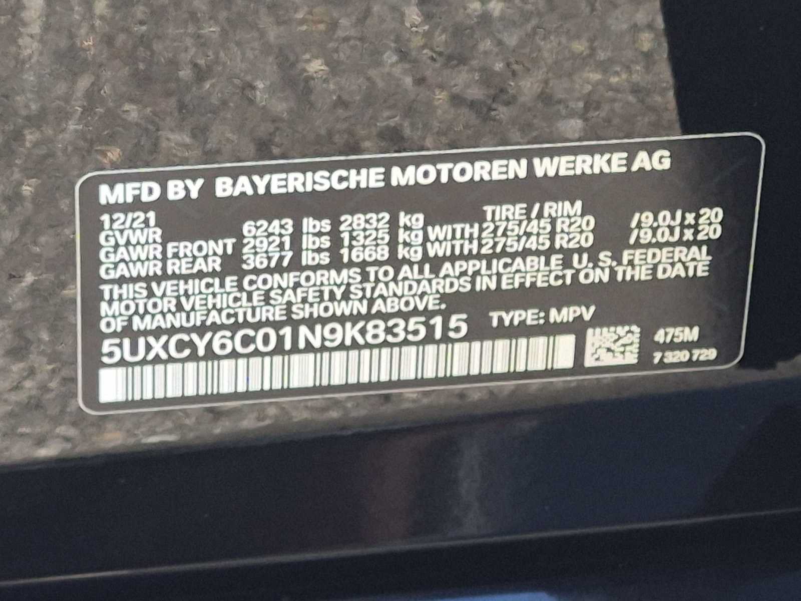 Used 2022 BMW X6 xDrive40i w/ M Sport Package AWD/4WD image 37
