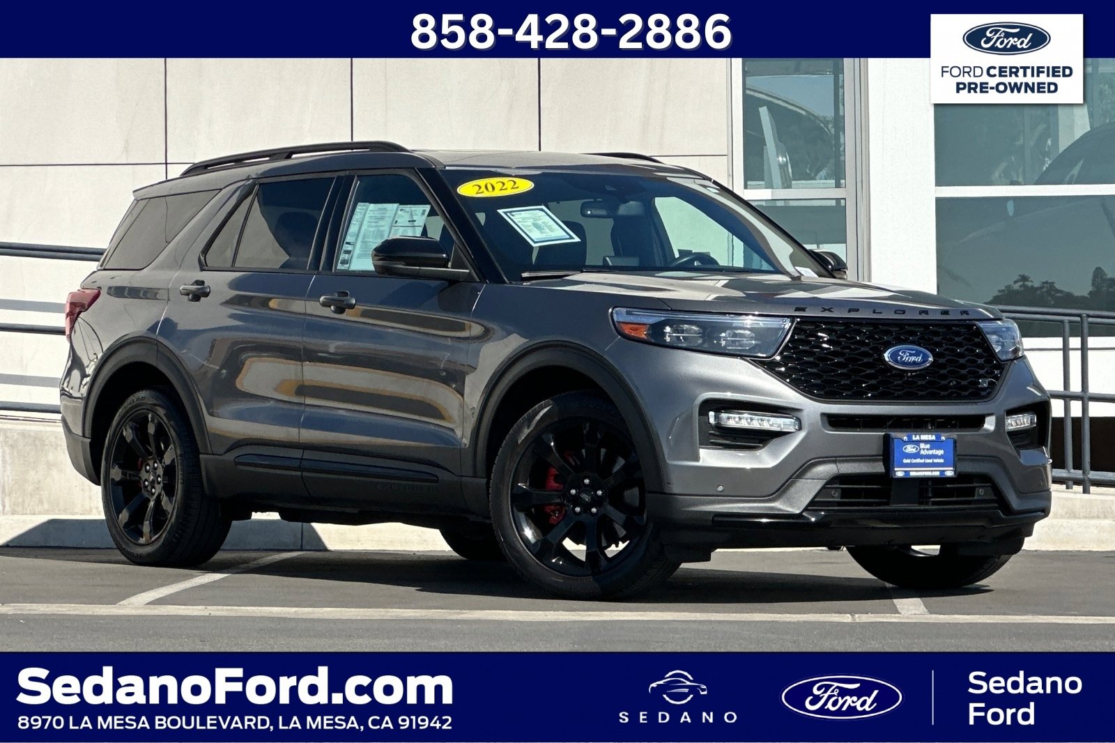 Certified 2022 Ford Explorer ST w/ Equipment Group 401A