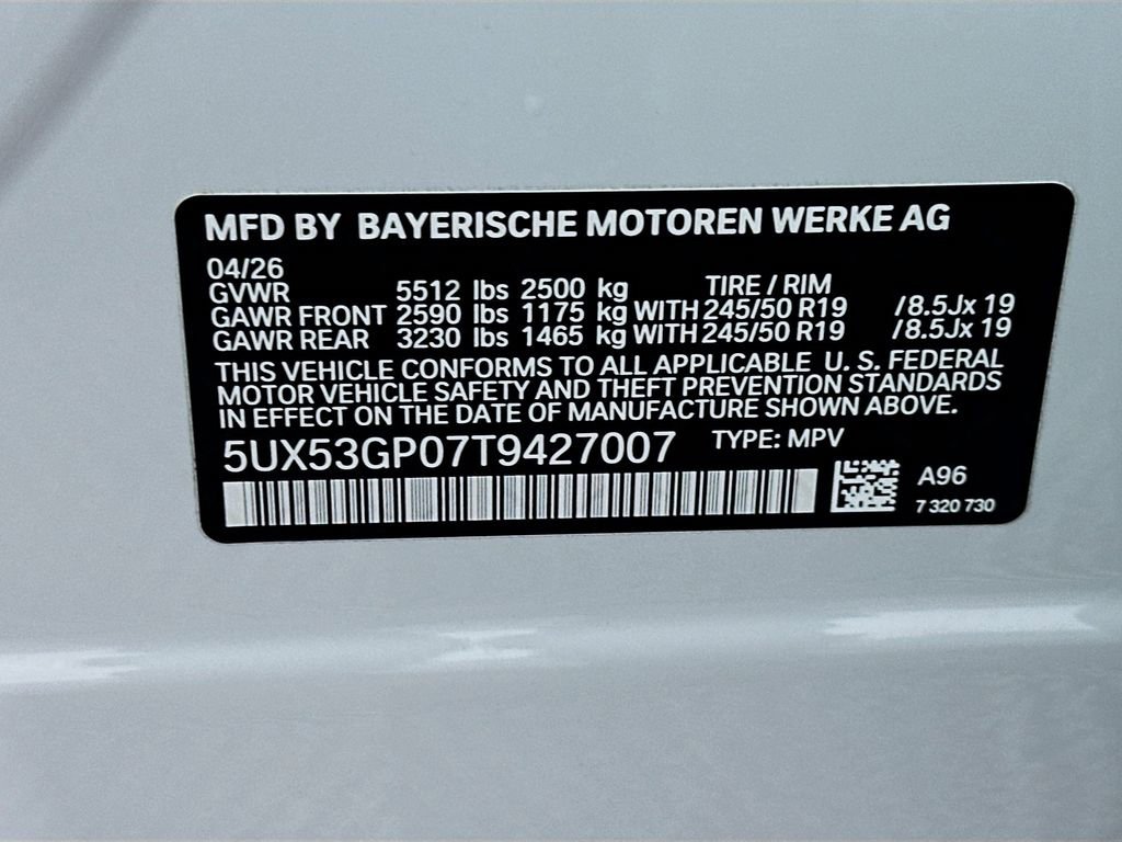 New 2026 BMW X3 xDrive30 image 24