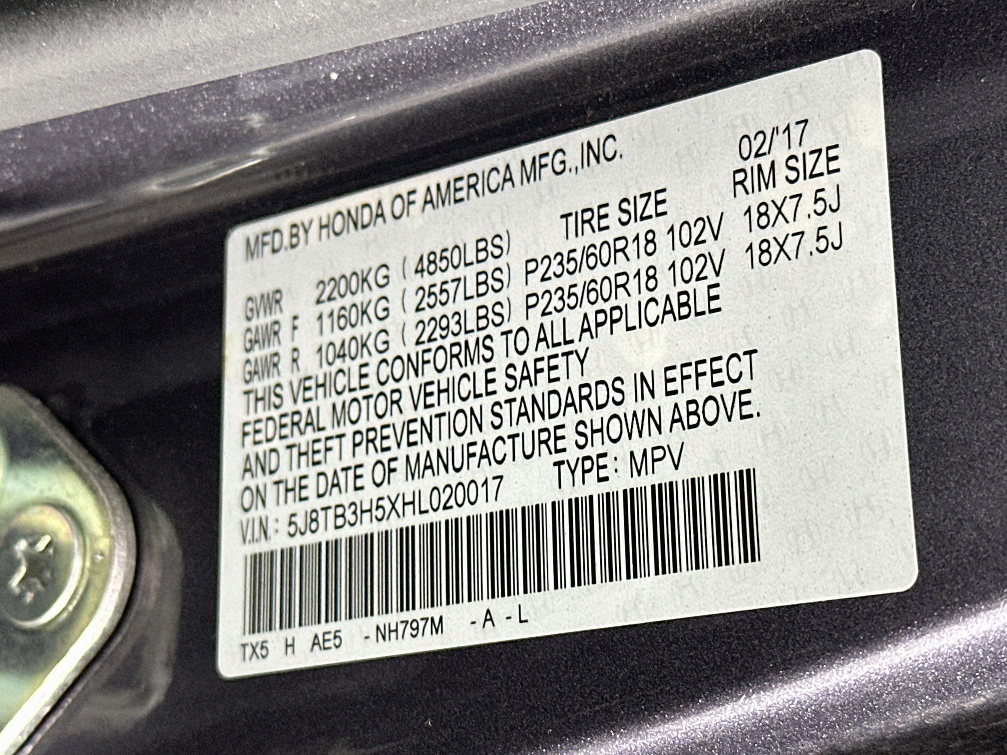Used 2017 Acura RDX w/ Tech & AcuraWatch Plus Pack FWD image 12