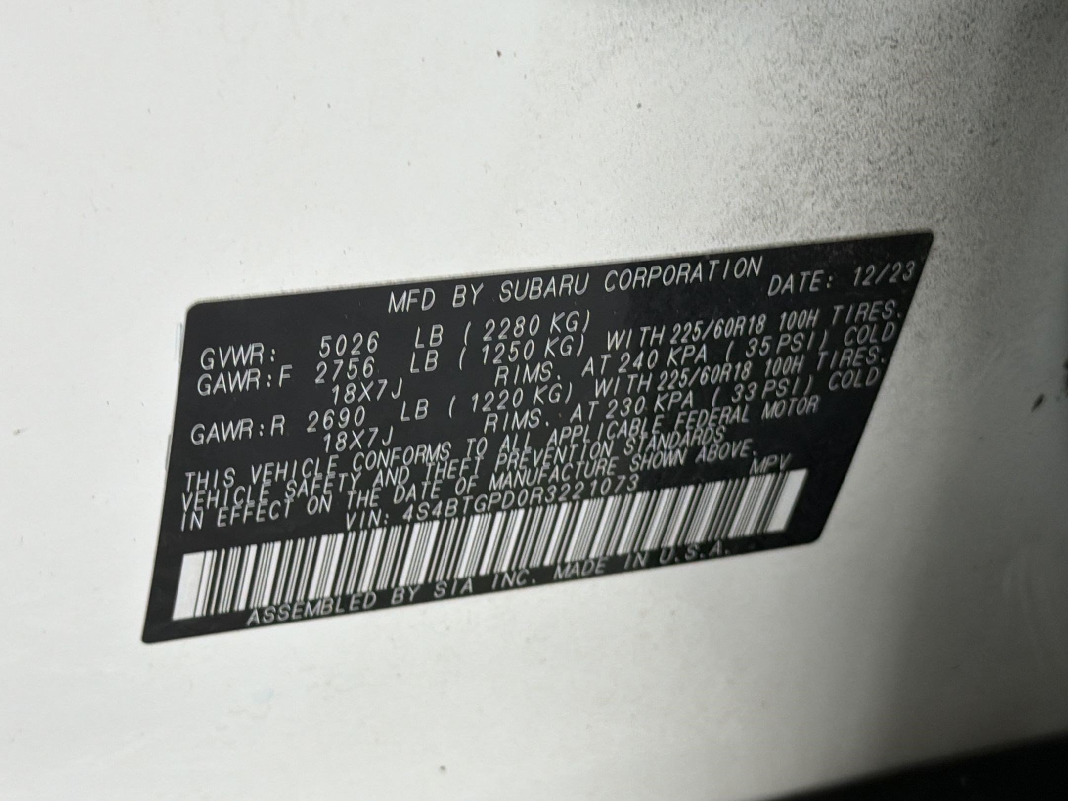 Used 2024 Subaru Outback Touring XT AWD/4WD image 27