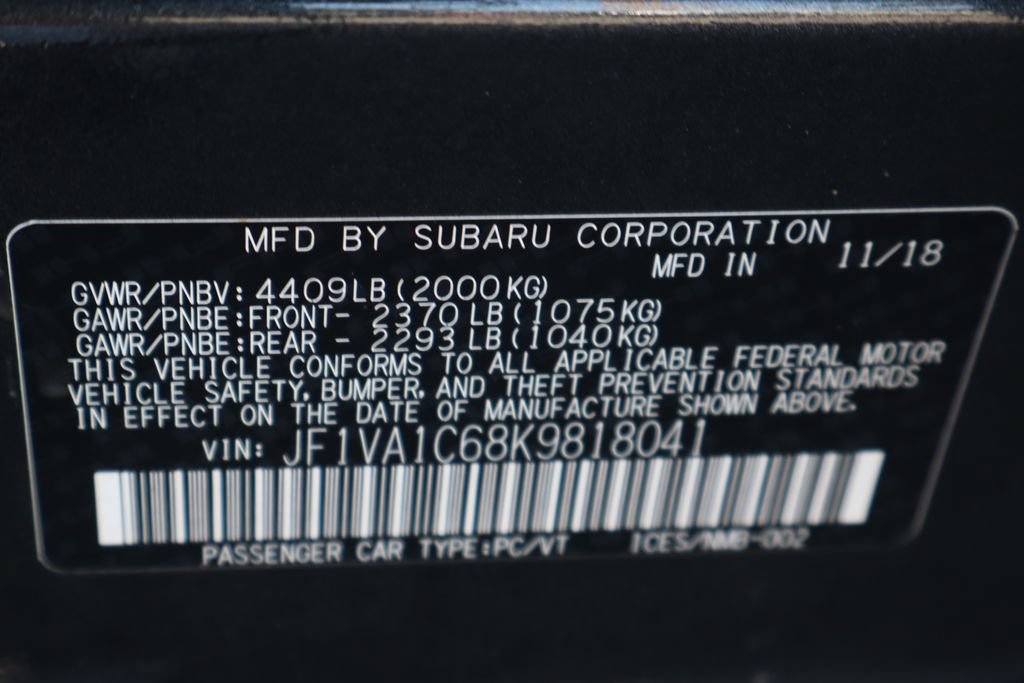 Used 2019 Subaru WRX Premium AWD/4WD image 47