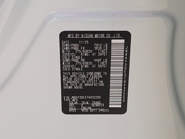 New 2026 Nissan Armada PRO-4X image 12