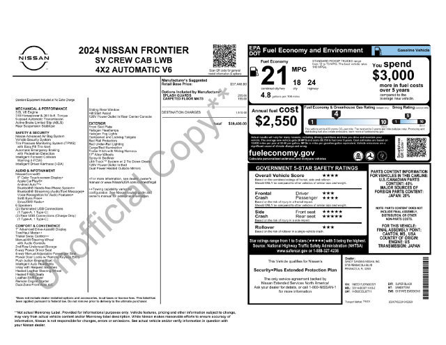 Used 2024 Nissan Frontier SV RWD image 15