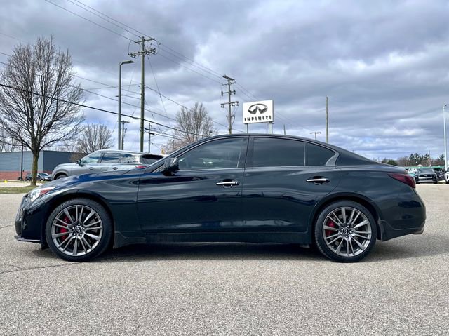 Used 2021 INFINITI Q50 Red Sport 400 w/ Proactive Package image 3