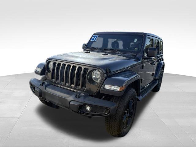 Used 2021 Jeep Wrangler Unlimited Sahara AWD/4WD image 3
