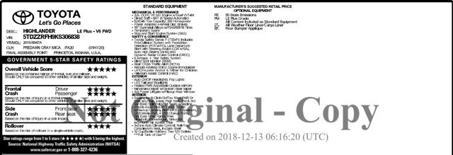 Used 2019 Toyota Highlander Plus image 2