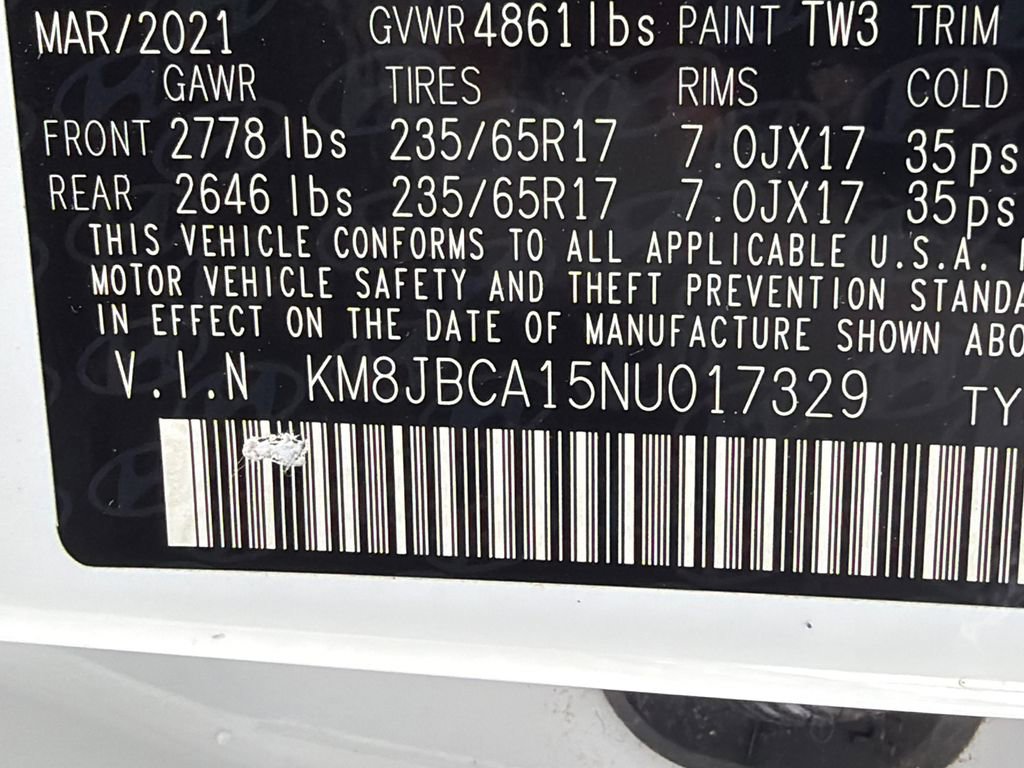 Used 2022 Hyundai Tucson Blue image 32