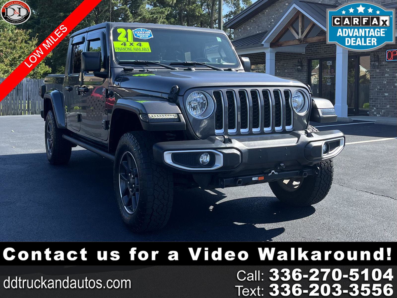 Used 2021 Jeep Gladiator Overland w/ Cold Weather Group