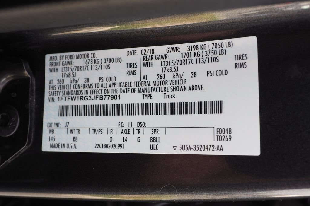 Used 2018 Ford F150 Raptor w/ Equipment Group 802A Luxury AWD/4WD image 30