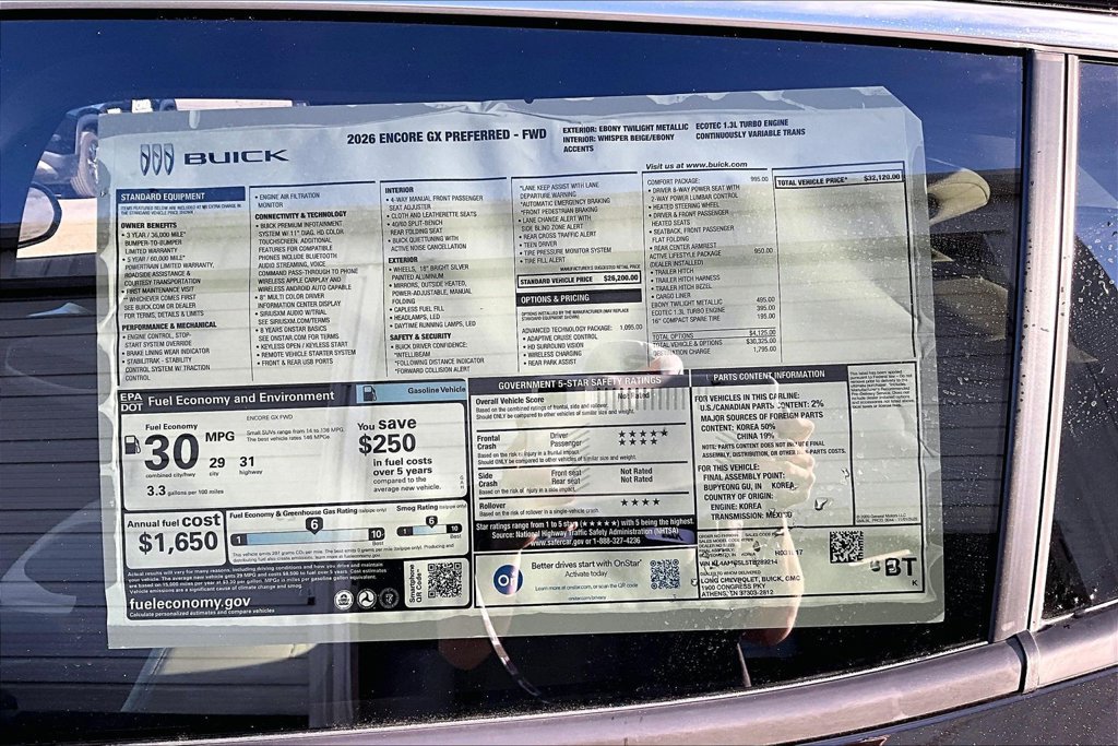 New 2026 Buick Encore GX Preferred w/ Advanced Technology Package FWD image 13