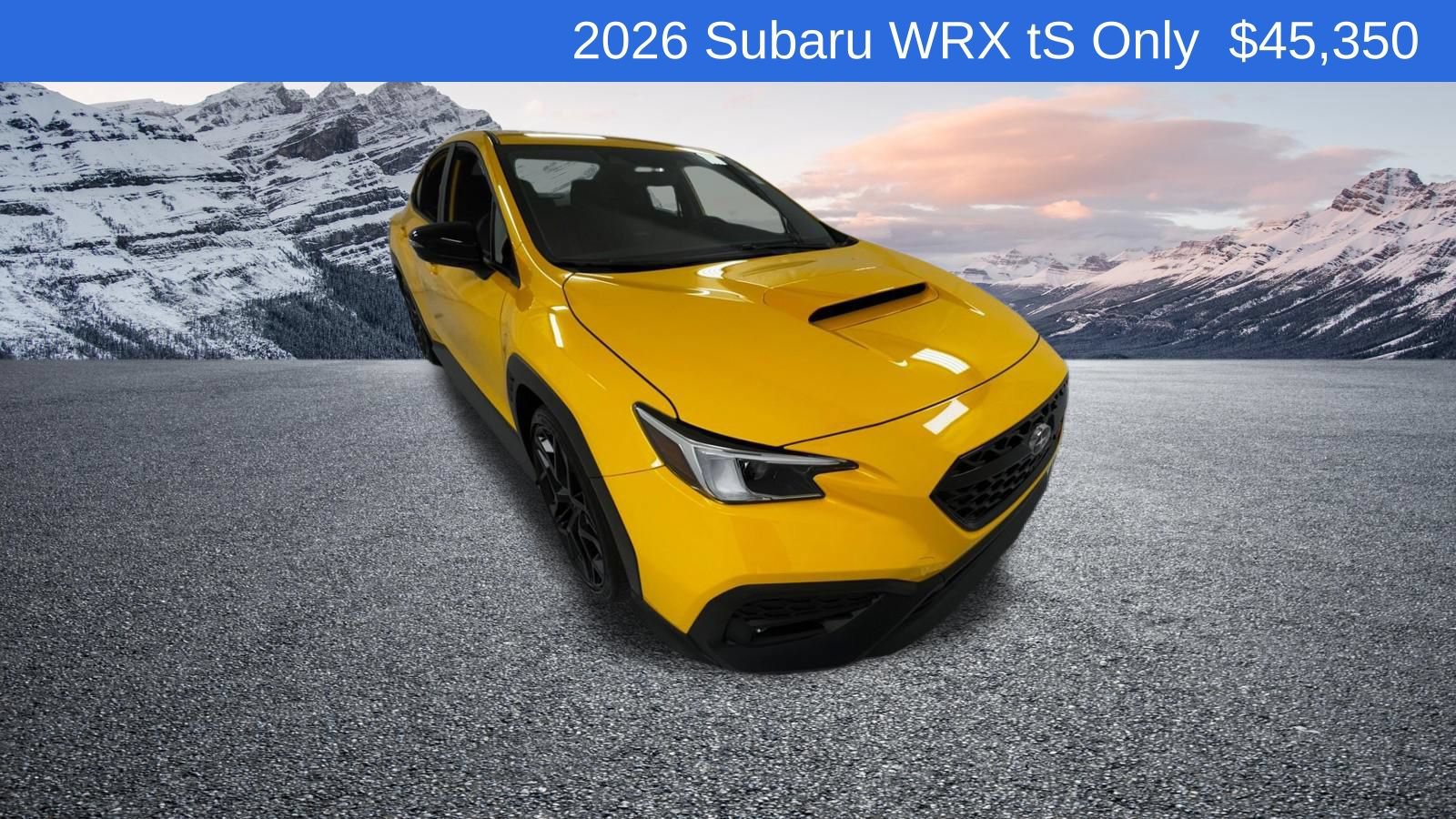 New 2026 Subaru WRX tS