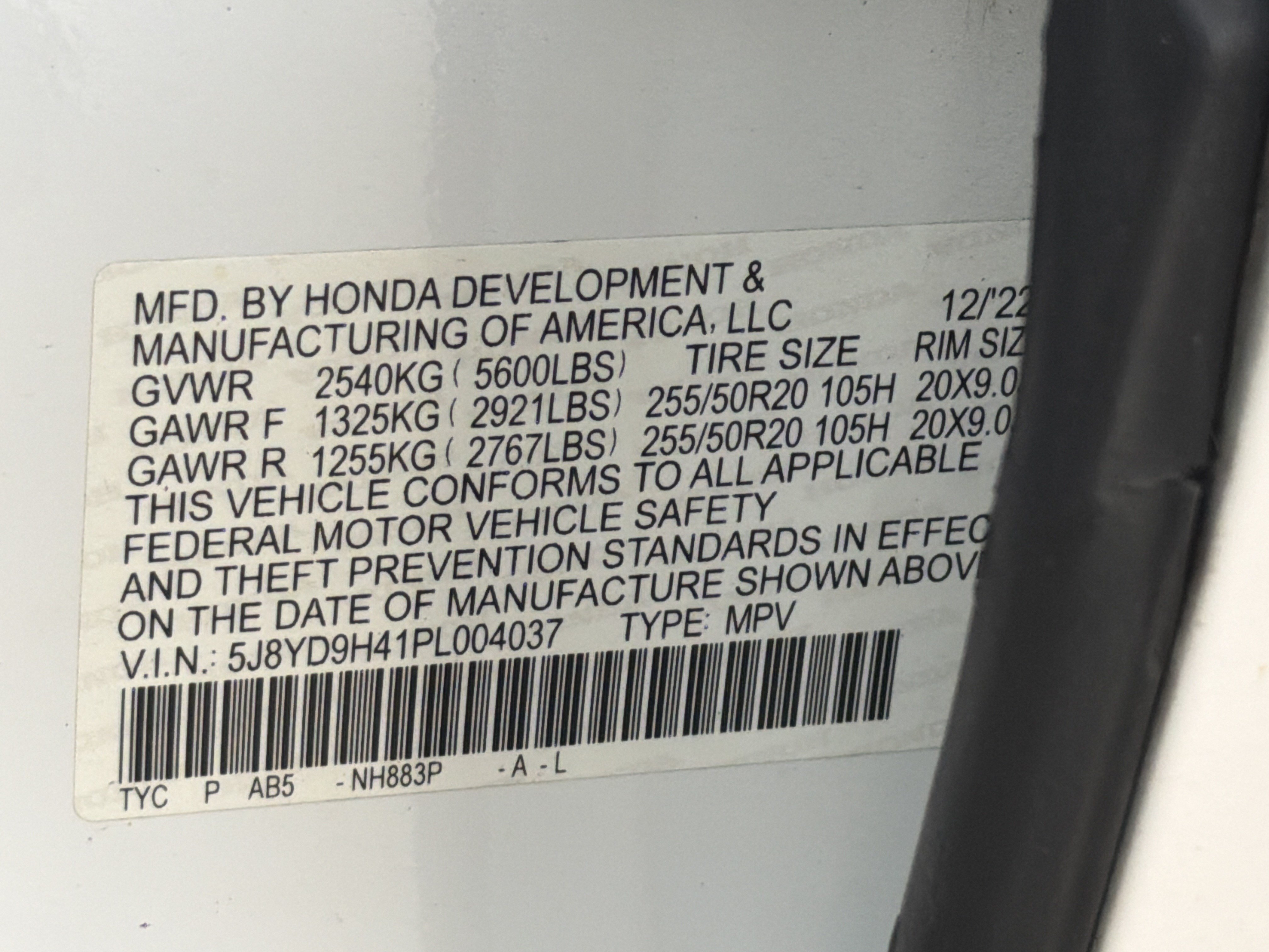 Certified 2023 Acura MDX w/ Technology Package FWD image 36