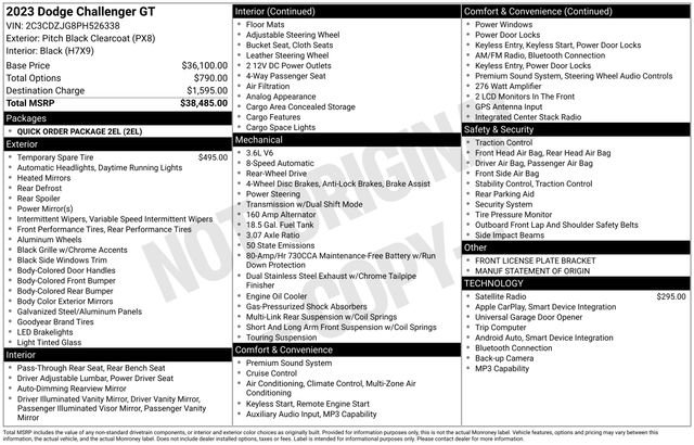 Certified 2023 Dodge Challenger GT RWD image 4