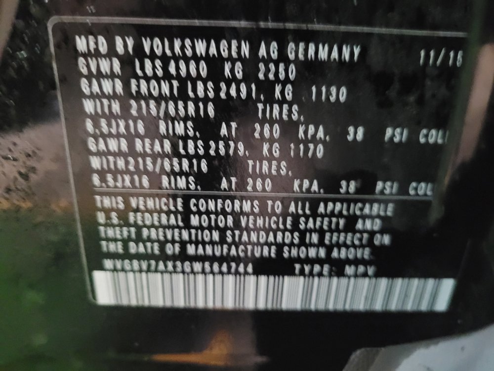 Used 2016 Volkswagen Tiguan S AWD/4WD image 33