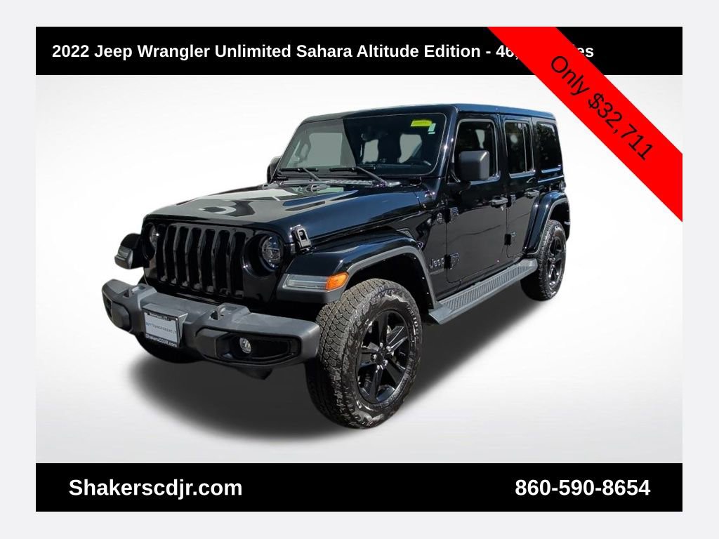 Used 2022 Jeep Wrangler Unlimited Sahara