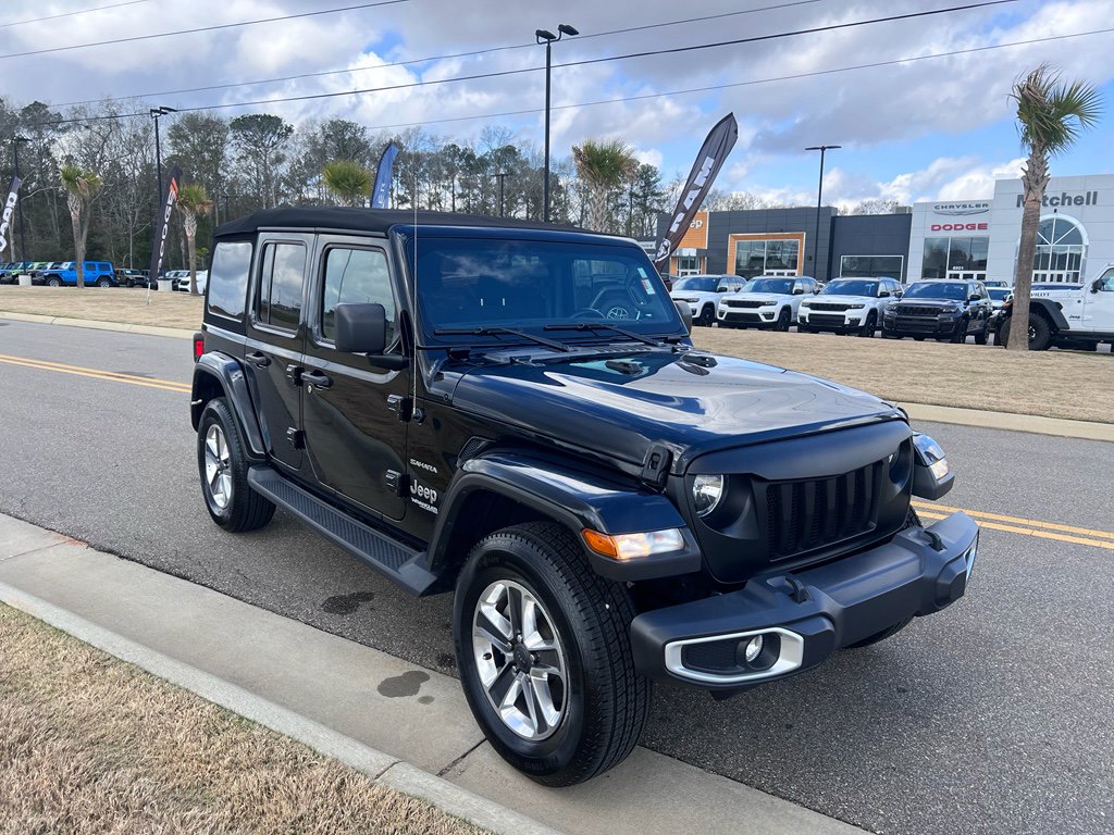 Certified 2021 Jeep Wrangler Unlimited Sahara AWD/4WD image 1