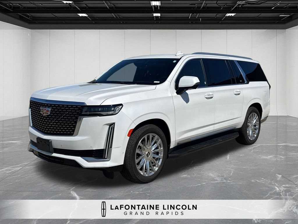 Used 2021 Cadillac Escalade ESV Premium Luxury w/ Driver Assist Tech Package AWD/4WD image 1