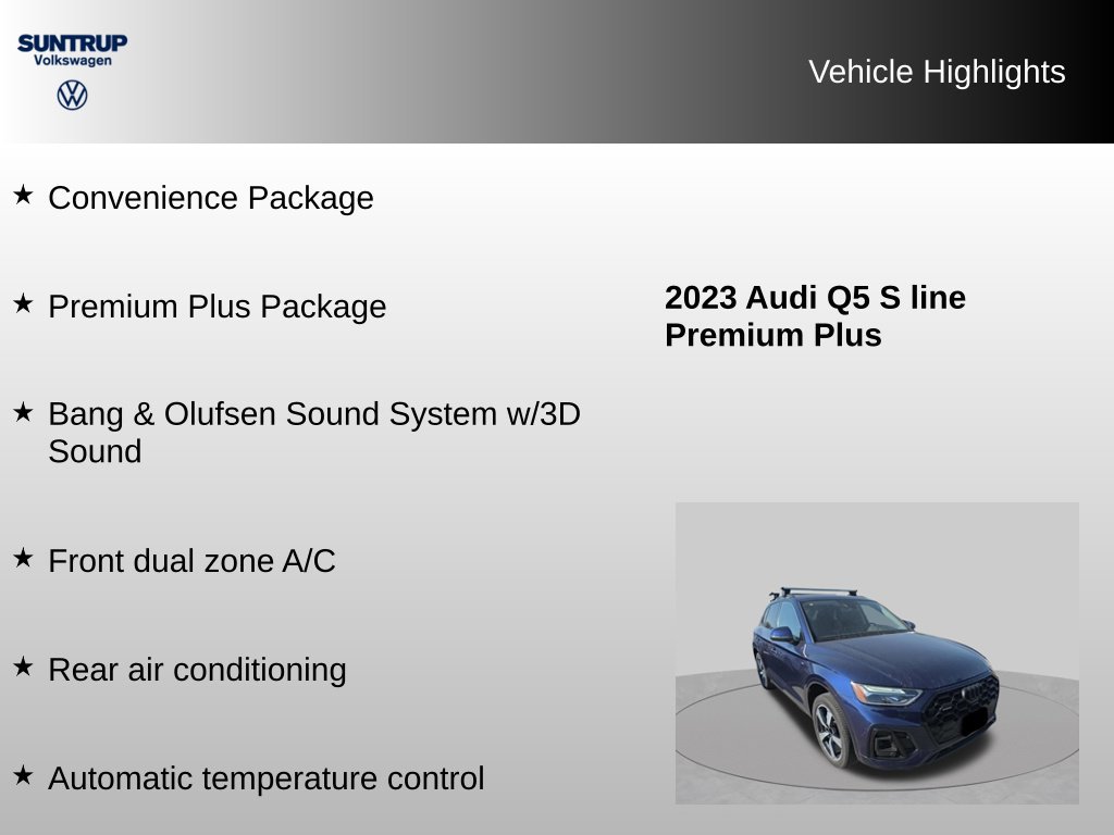 Used 2023 Audi Q5 2.0T Premium Plus w/ Premium Plus Package AWD/4WD image 16
