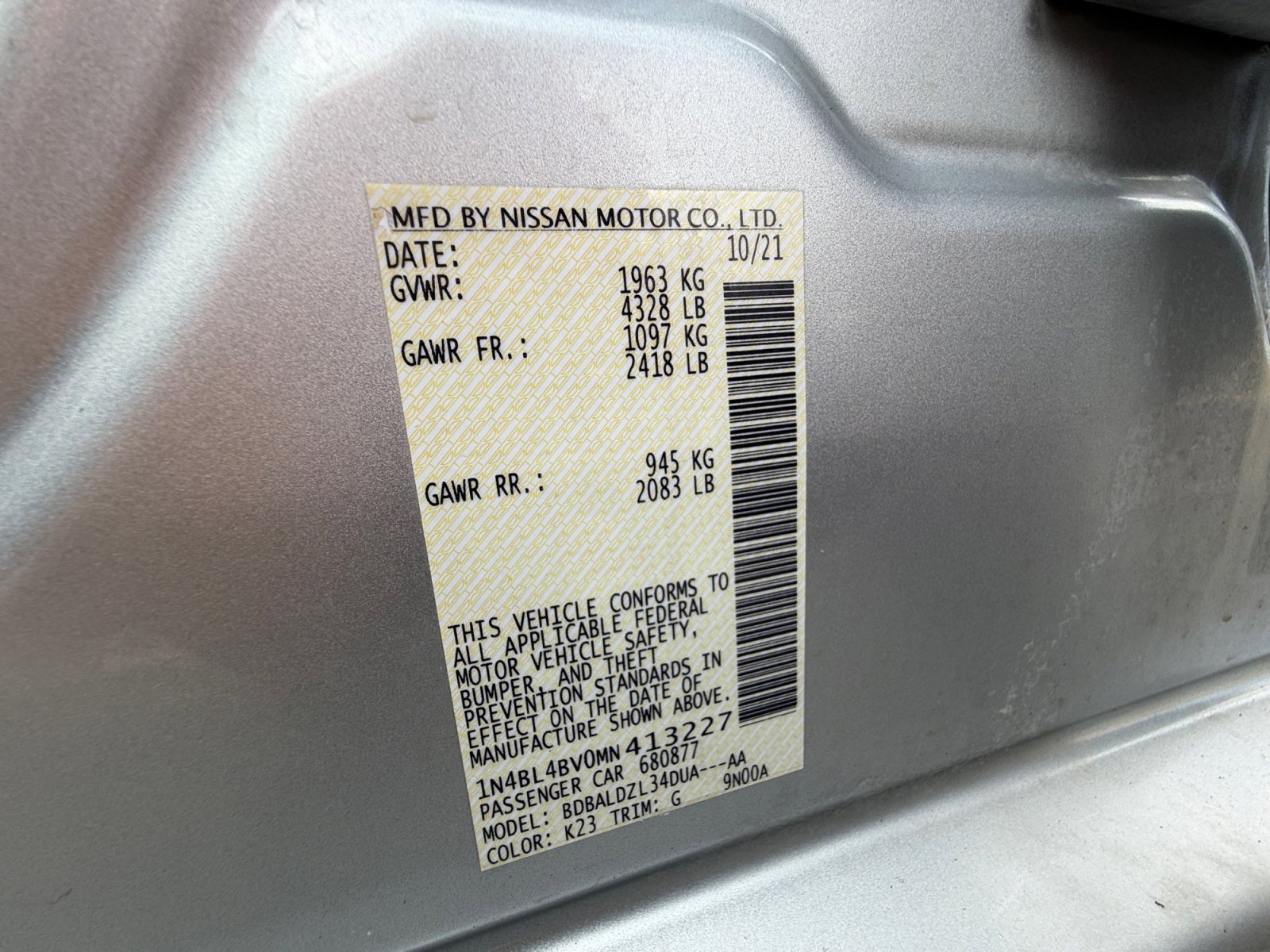 Used 2021 Nissan Altima 2.5 S FWD image 25