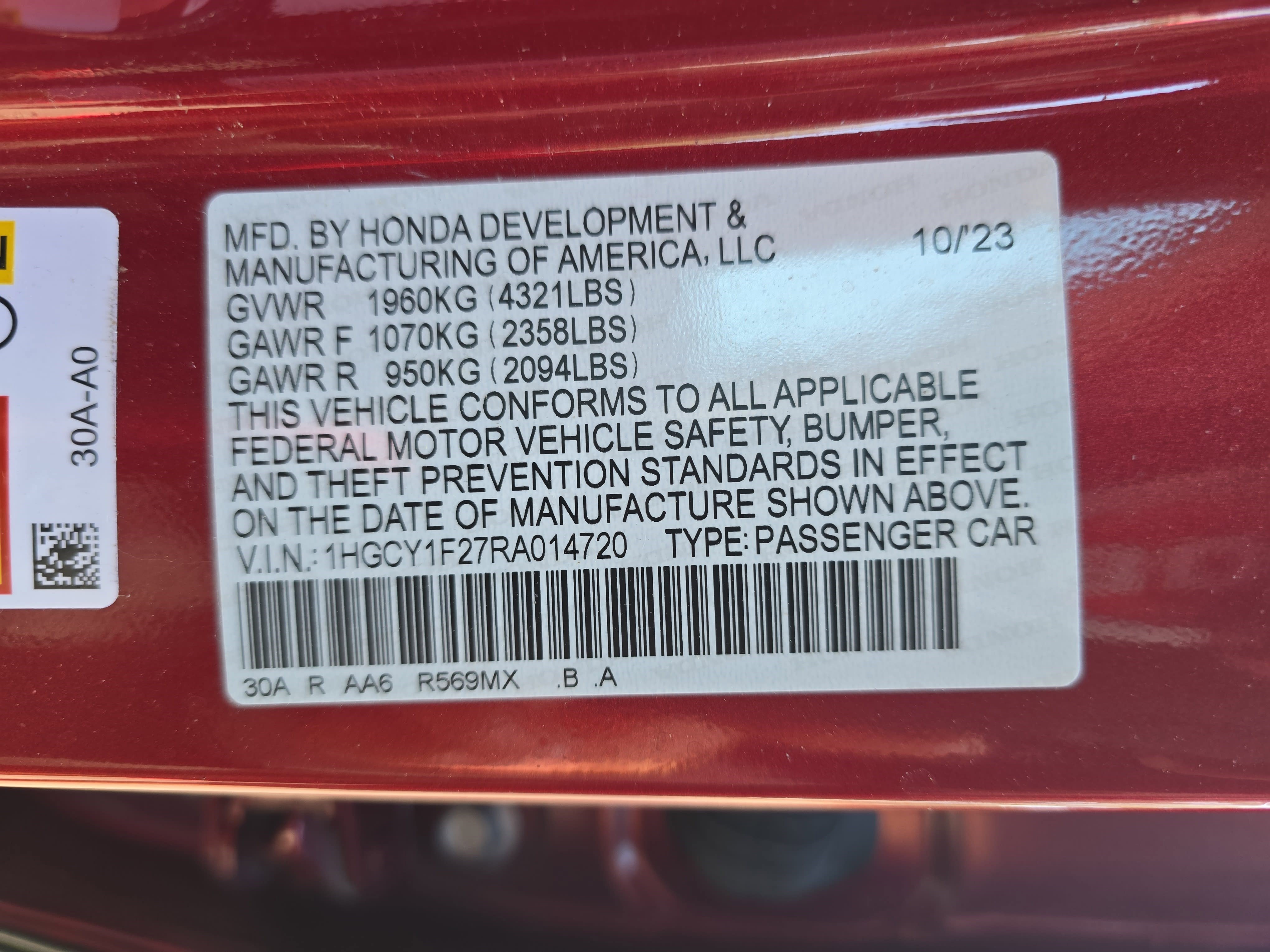 Used 2024 Honda Accord LX image 35