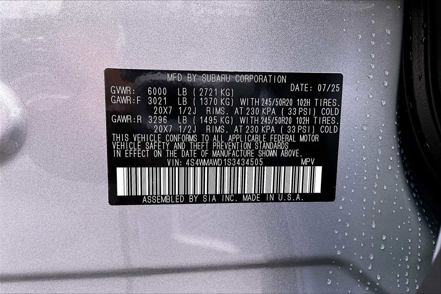 New 2025 Subaru Ascent Bronze Edition image 20