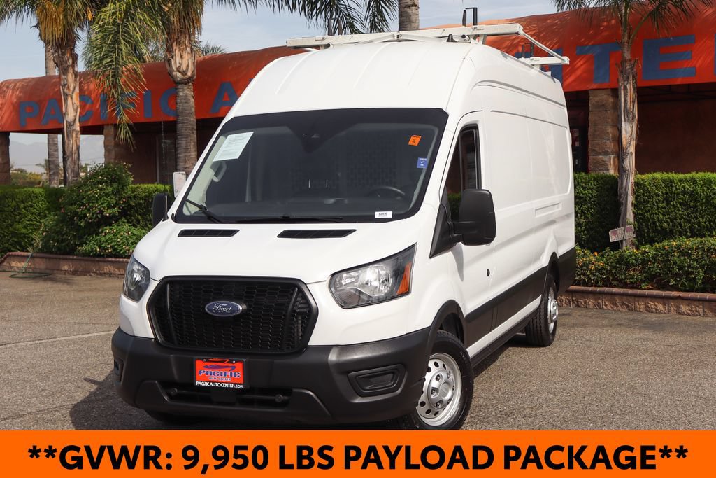 Used 2023 Ford Transit 350 148 High Roof Extended w/ Fleet Safety Package RWD image 4