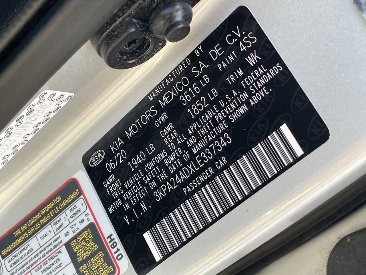 Used 2020 Kia Rio S FWD image 29