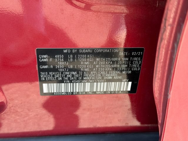 Used 2021 Subaru Outback Limited w/ Popular Package #2 AWD/4WD image 30