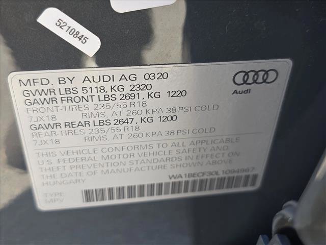 Used 2020 Audi Q3 2.0T Premium Plus w/ Premium Plus Package image 24