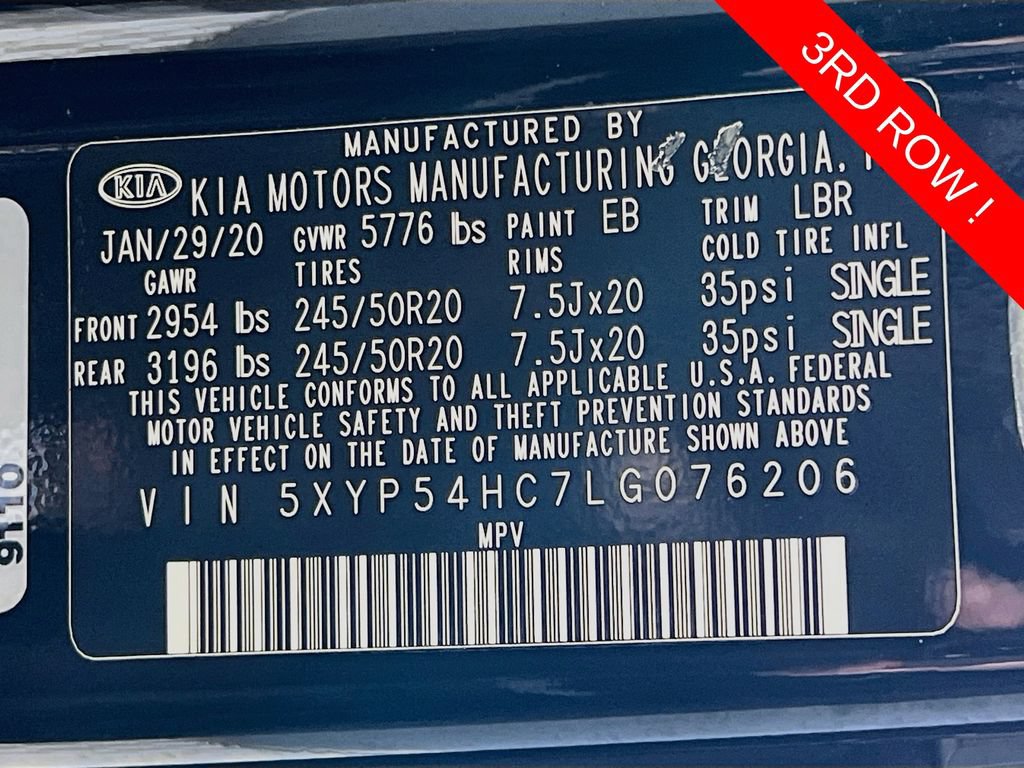 Used 2020 Kia Telluride SX w/ Towing Package FWD image 36