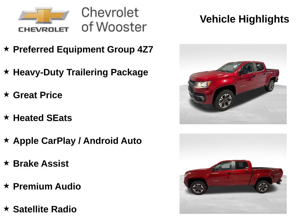 Used 2021 Chevrolet Colorado Z71 AWD/4WD image 2