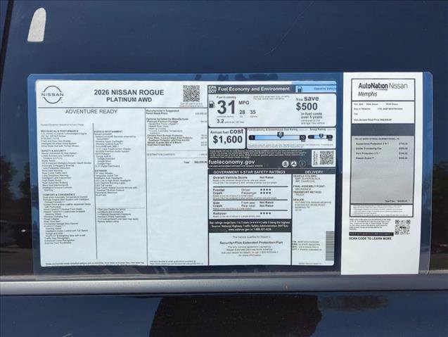 New 2026 Nissan Rogue Platinum w/ Platinum Premium Package AWD/4WD image 24