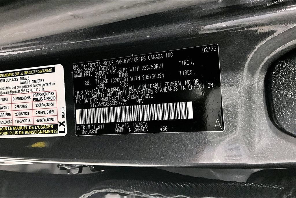 Used 2025 Lexus RX 350 Premium Plus w/ Convenience Package AWD/4WD image 43