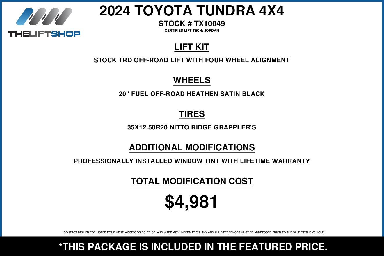 Used 2024 Toyota Tundra Limited AWD/4WD image 2
