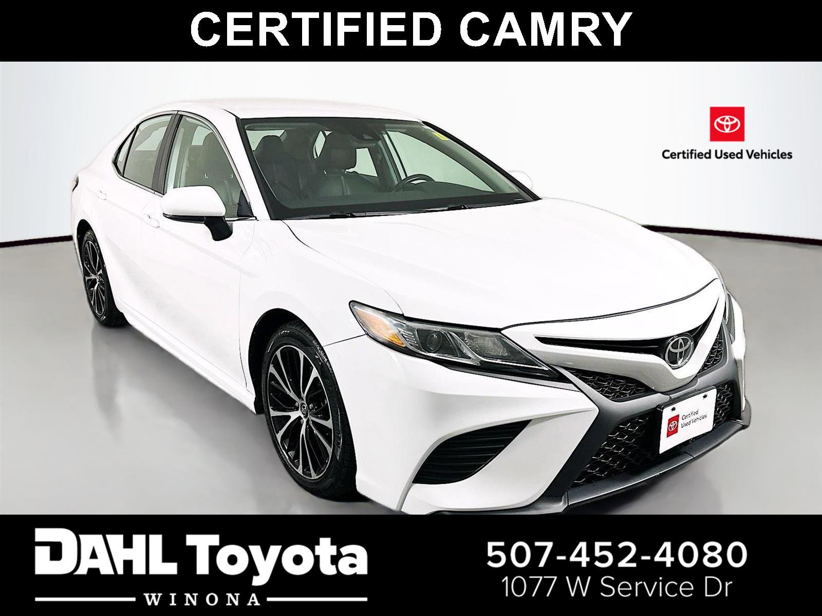 Certified 2020 Toyota Camry SE FWD image 1