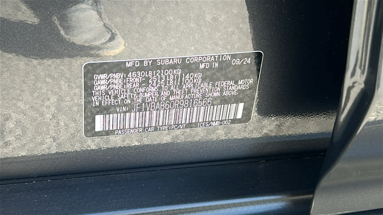 Certified 2024 Subaru WRX AWD/4WD image 31