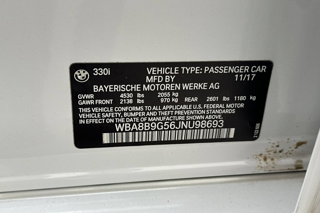 Used 2018 BMW 330i Sedan RWD image 34